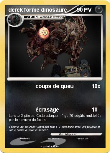Pokemon derek forme dinosaure