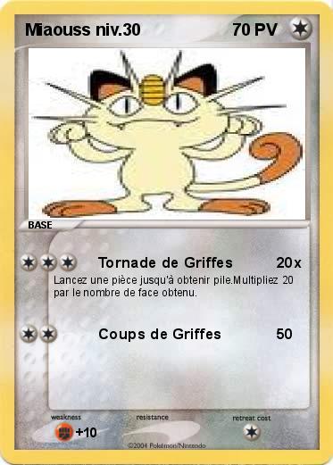 Pokemon Miaouss niv.30