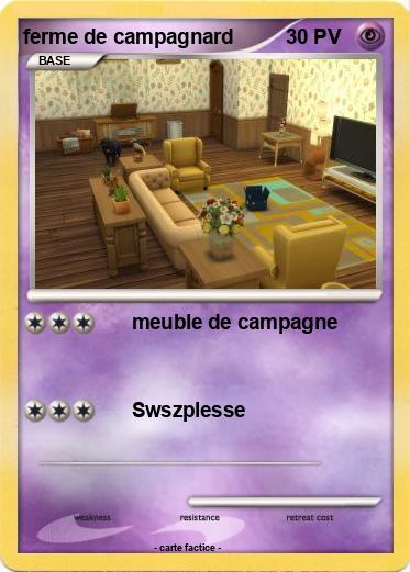 Pokemon ferme de campagnard