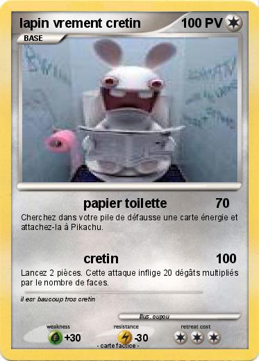 Pokemon lapin vrement cretin