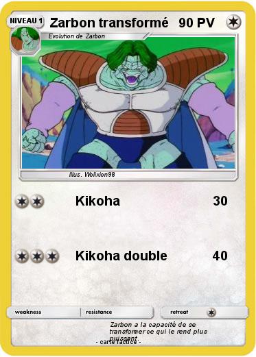 Pokemon Zarbon transformé