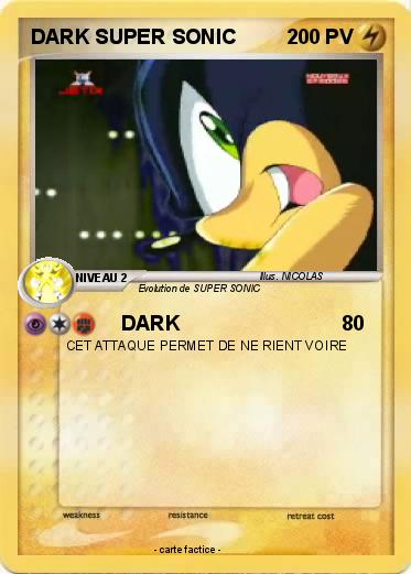 Pokemon DARK SUPER SONIC