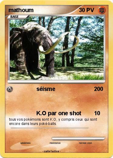 Pokemon mathoum