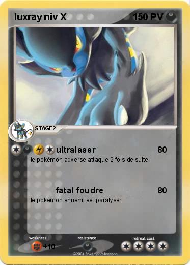 Pokemon luxray niv X