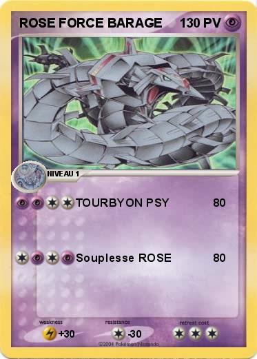 Pokemon ROSE FORCE BARAGE