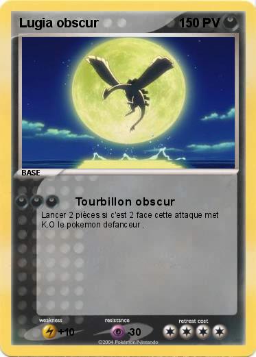 Pokemon Lugia obscur