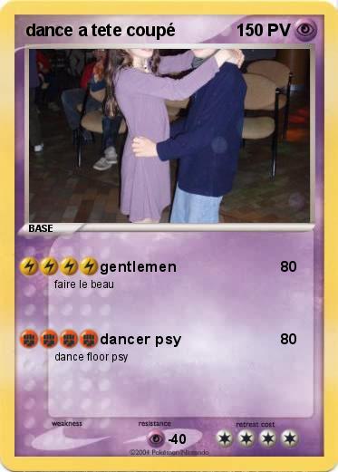 Pokemon dance a tete coupé