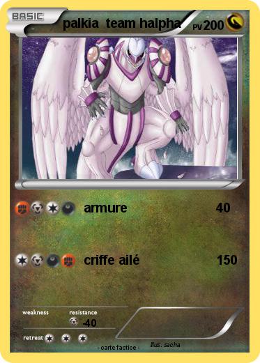Pokemon palkia  team halpha