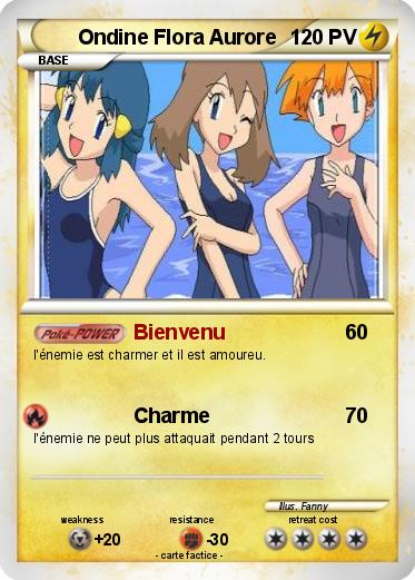 Pokemon Ondine Flora Aurore