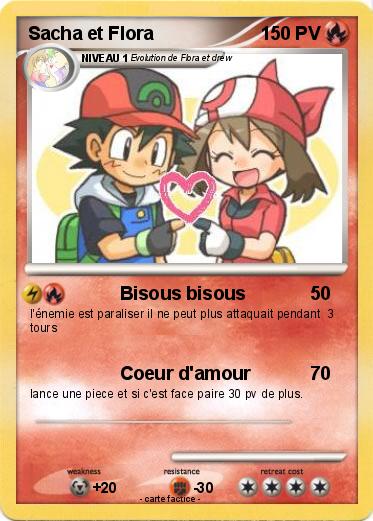 Pokemon Sacha et Flora