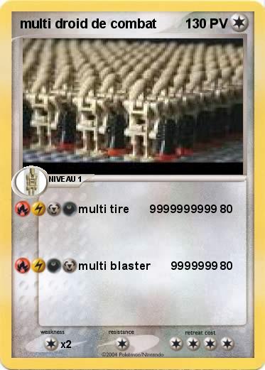 Pokemon multi droid de combat