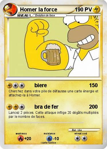 Pokemon Homer la force