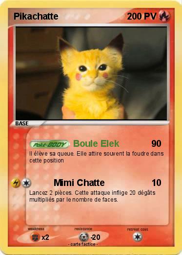 Pokemon Pikachatte