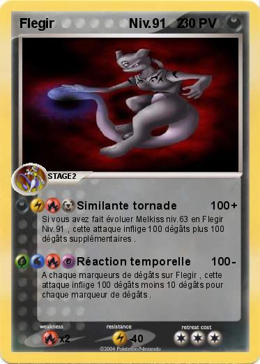 Pokemon Flegir                     Niv.91   2