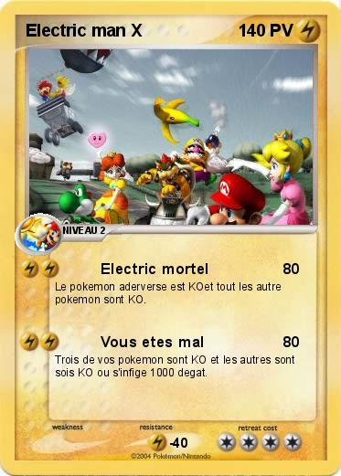 Pokemon Electric man X