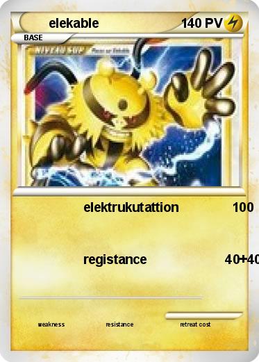 Pokemon elekable