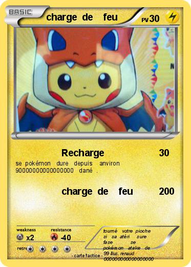 Pokemon charge  de    feu