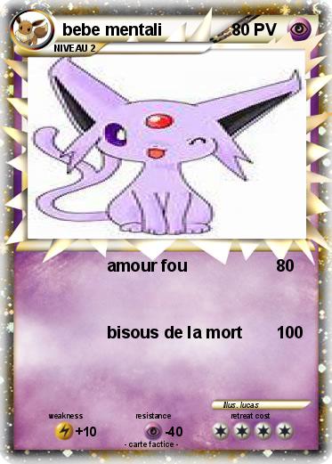 Pokemon bebe mentali