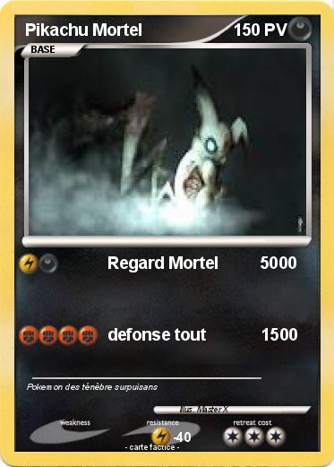 Pokemon Pikachu Mortel