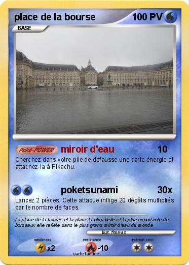 Pokemon place de la bourse