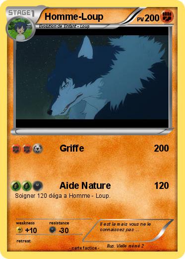 Pokemon Homme-Loup
