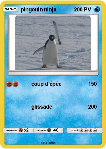 Pokemon pingouin ninja