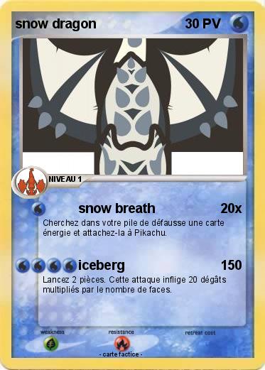 Pokemon snow dragon