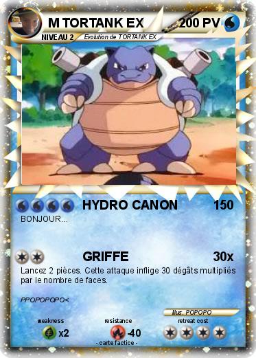 Pokemon M TORTANK EX