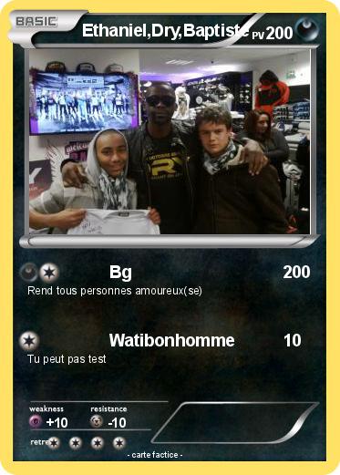 Pokemon Ethaniel,Dry,Baptiste
