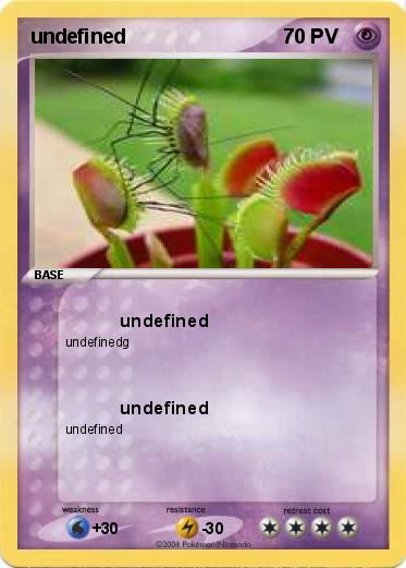 Pokemon undefined