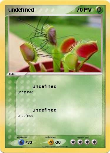 Pokemon undefined