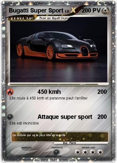 Pokemon Bugatti Super Sport