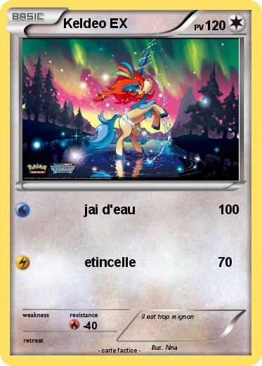 Pokemon Keldeo EX
