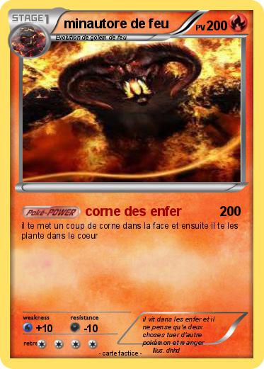 Pokemon minautore de feu