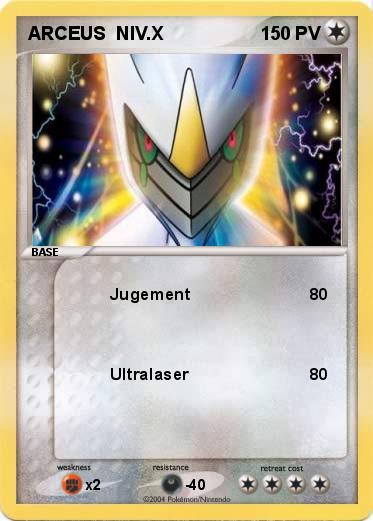 Pokemon ARCEUS  NIV.X