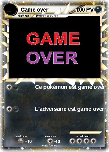 Pokemon Game over                   0