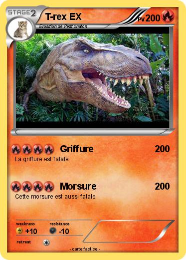 Pokemon T-rex EX