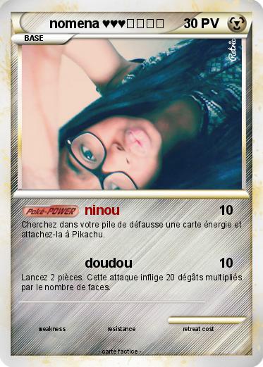 Pokemon nomena ♥♥♥♡♡♡♡