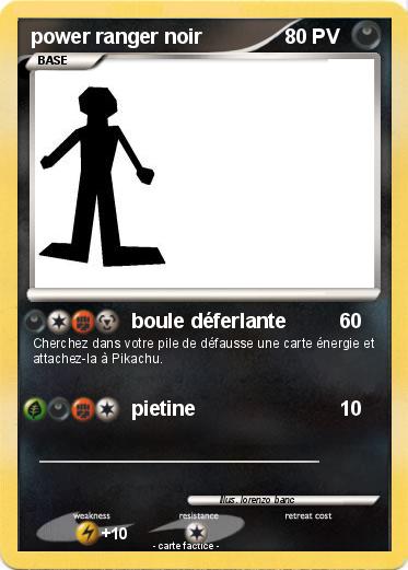 Pokemon power ranger noir