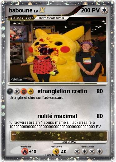 Pokemon baboune