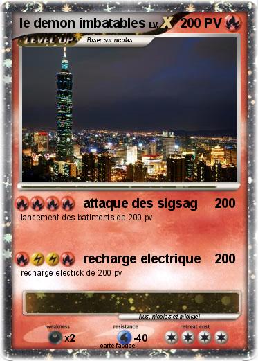 Pokemon le demon imbatables