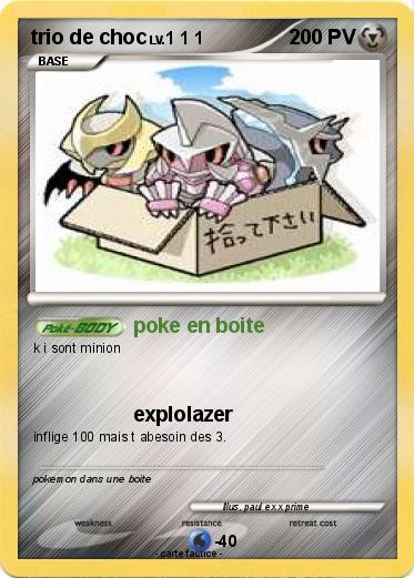Pokemon trio de choc