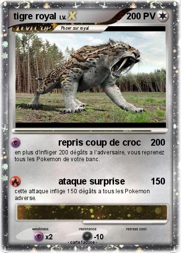 Pokemon tigre royal