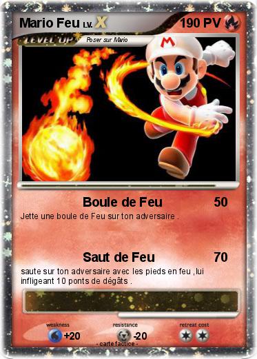 Pokemon Mario Feu