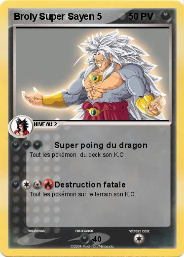Pokemon Broly Super Sayen 5    