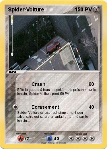 Pokemon Spider-Voiture