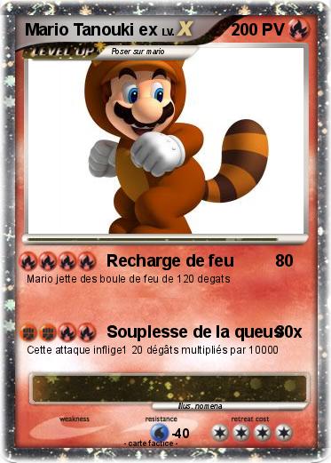 Pokemon Mario Tanouki ex