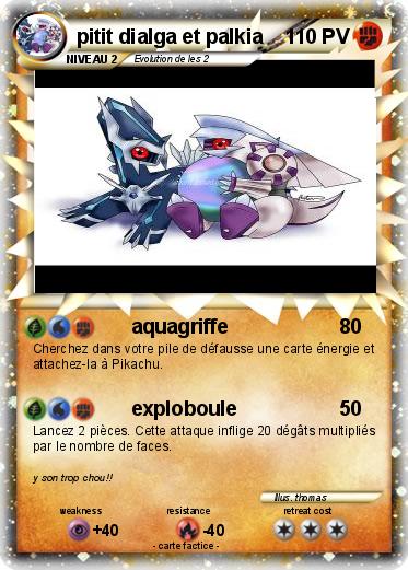 Pokemon pitit dialga et palkia