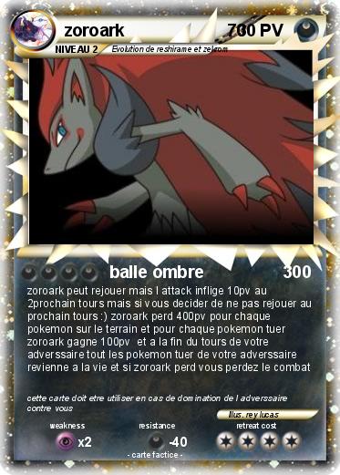 Pokemon zoroark                      70