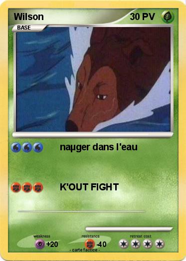 Pokemon Wilson